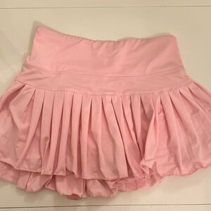 Gold Hinge Pleated Skirt